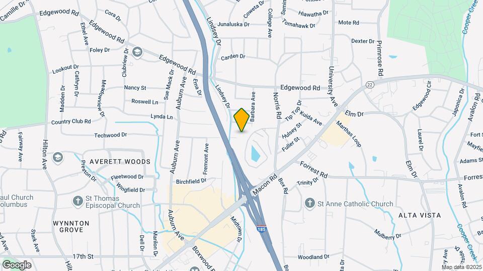 3313 Glenbrook Dr Map and Location Details