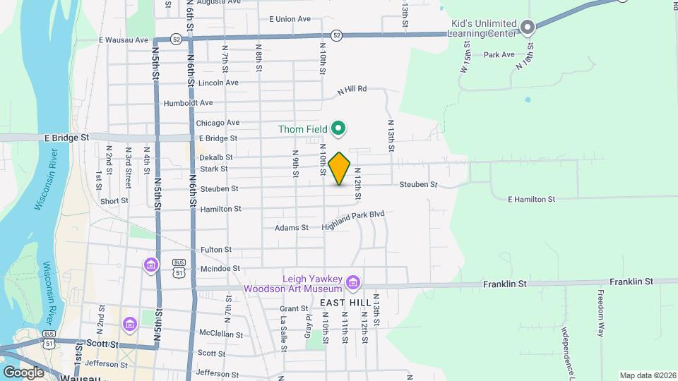 1011 Steuben St Map and Location Details