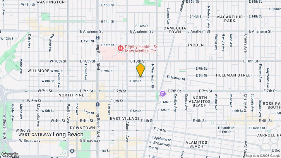 717 E 8th St Mapa y Detalles de la Ubicación