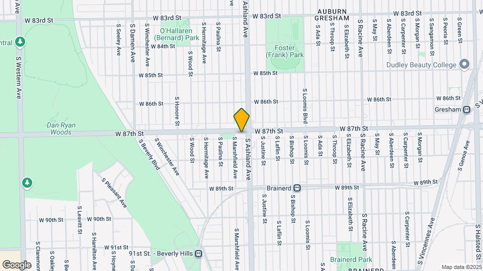 1613 W 87th St Map and Location Details