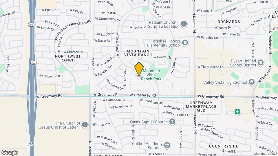 15873 W Tara Ln Map and Location Details