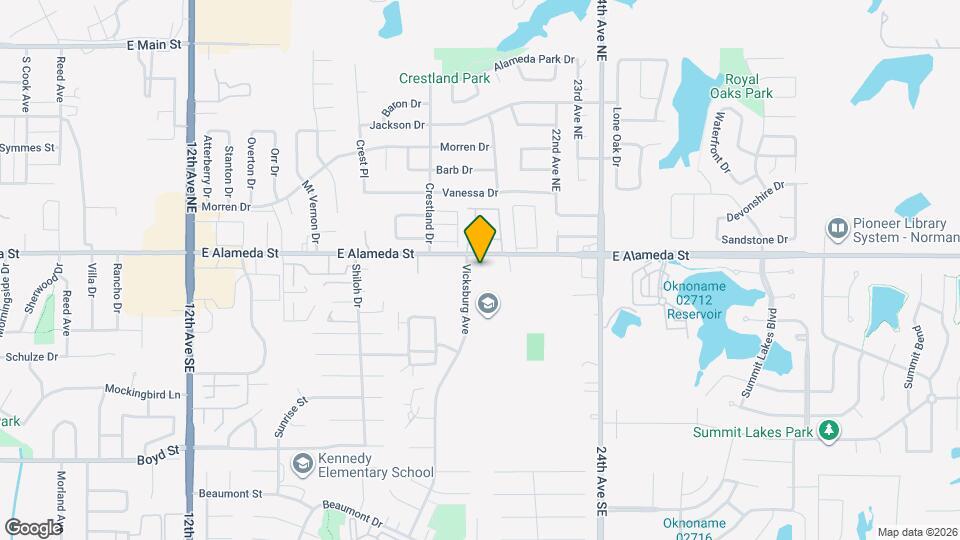 2000 Alameda Map and Location Details