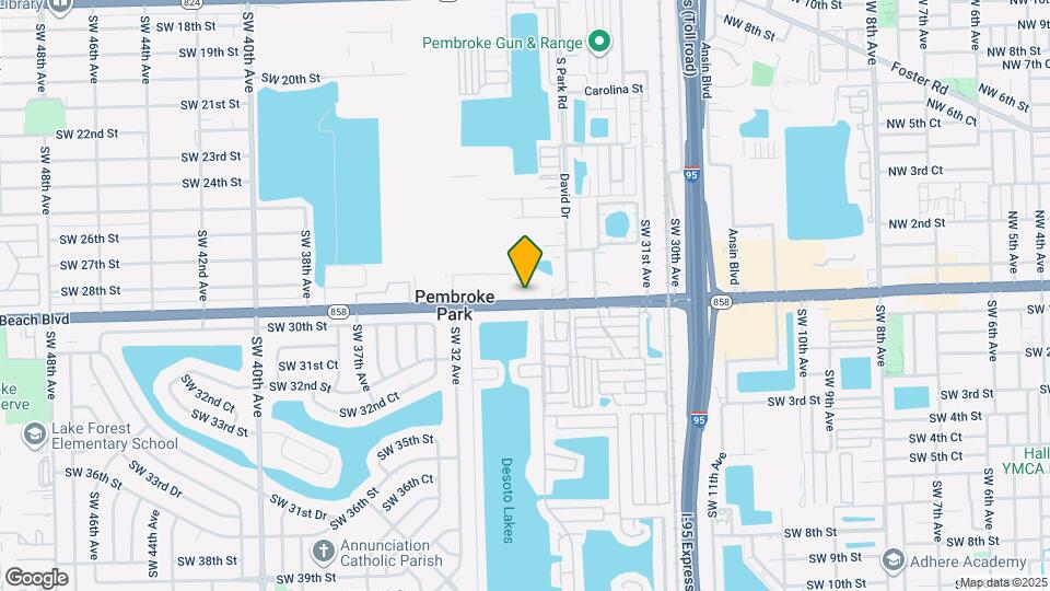 3181 W Hallandale Beach Blvd Mapa y Detalles de la Ubicación