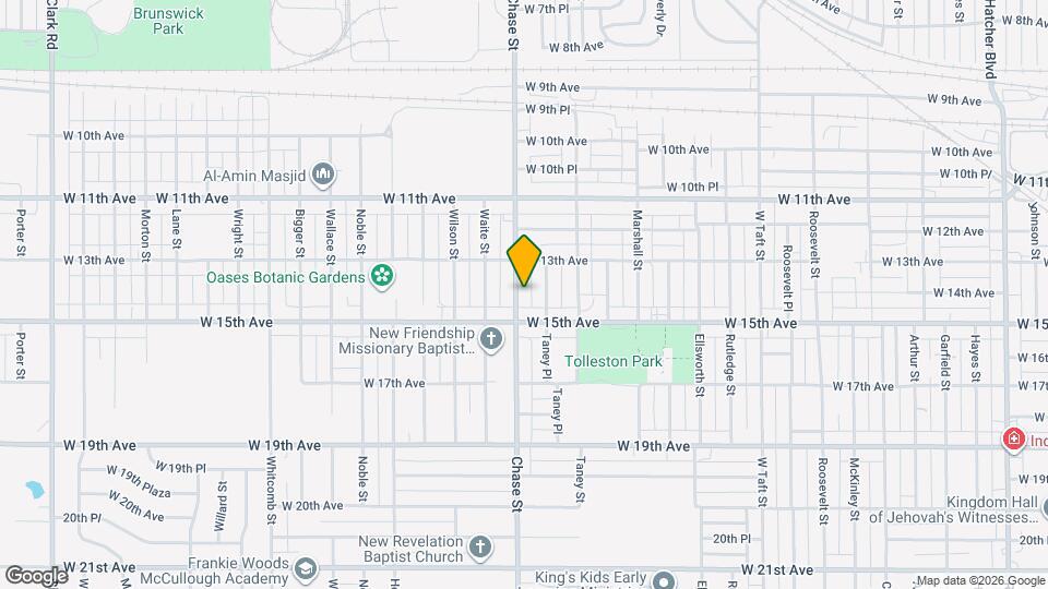 1353 Chase St Map and Location Details