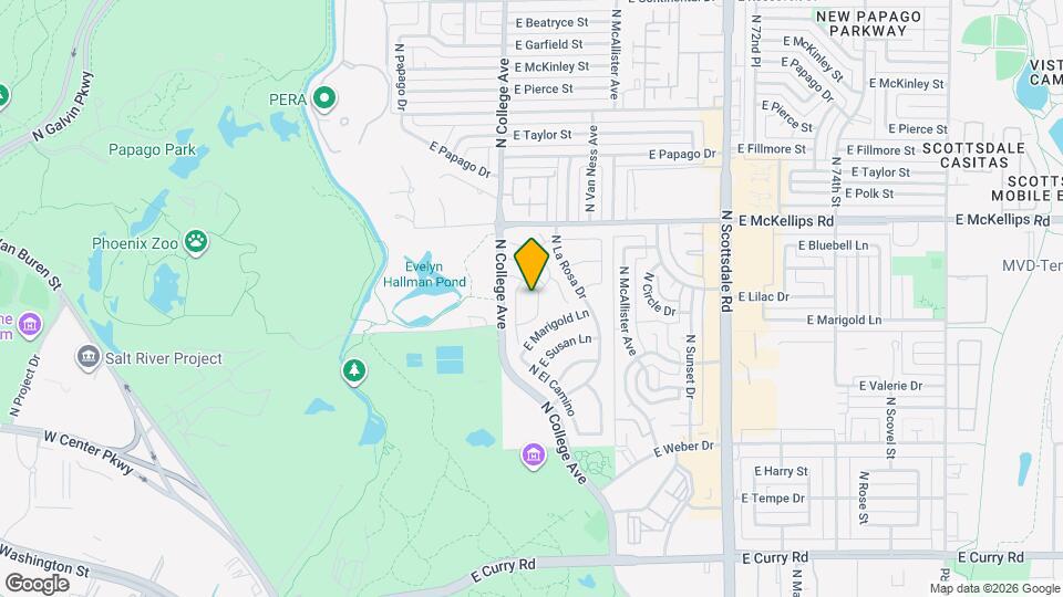 1656 N Sierra Vista Dr Map and Location Details