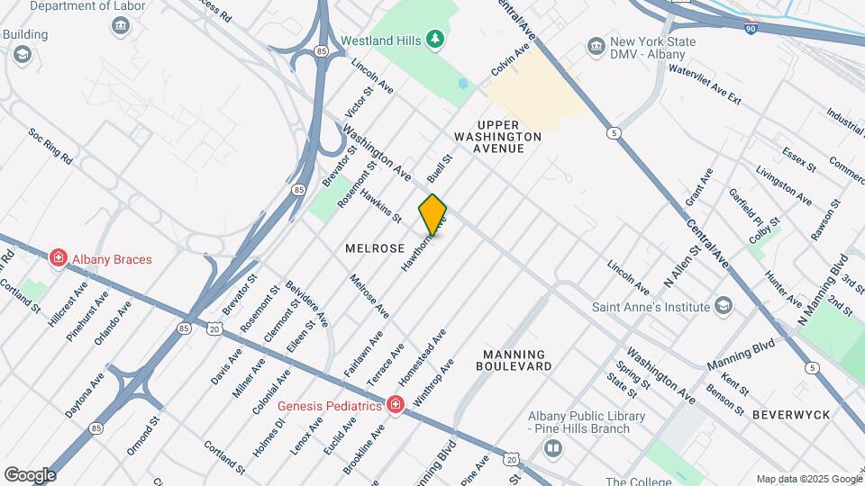 87 Hawthorne Ave Mapa y Detalles de la Ubicación