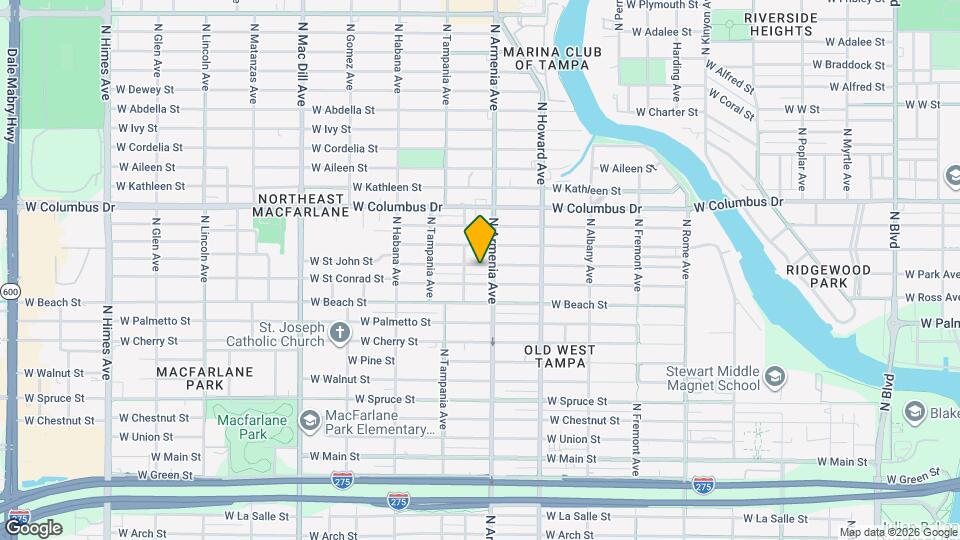 2514 W St John St Map and Location Details