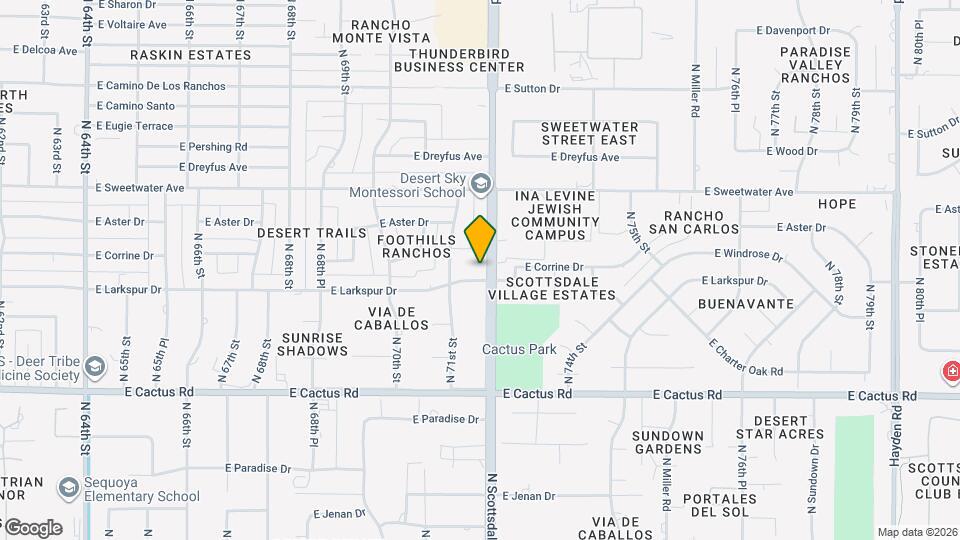 12602 N Scottsdale Rd Mapa y Detalles de la Ubicación