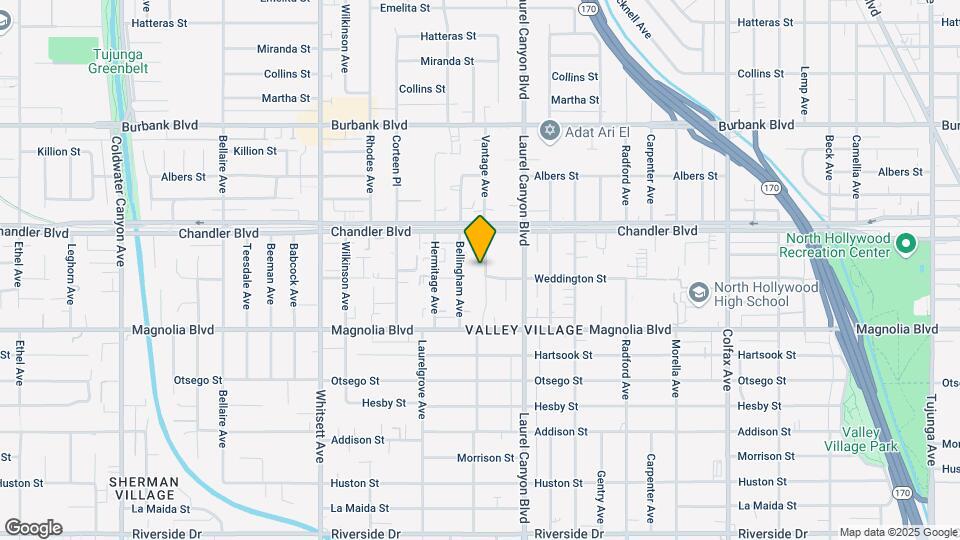 5307 Vantage Ave Map and Location Details