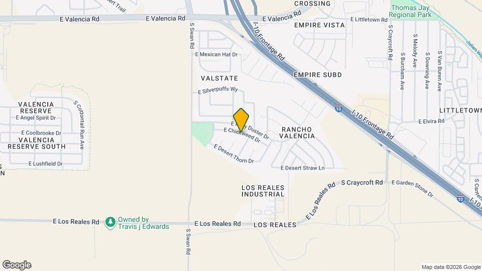 4908 E Chickweed Dr Map and Location Details