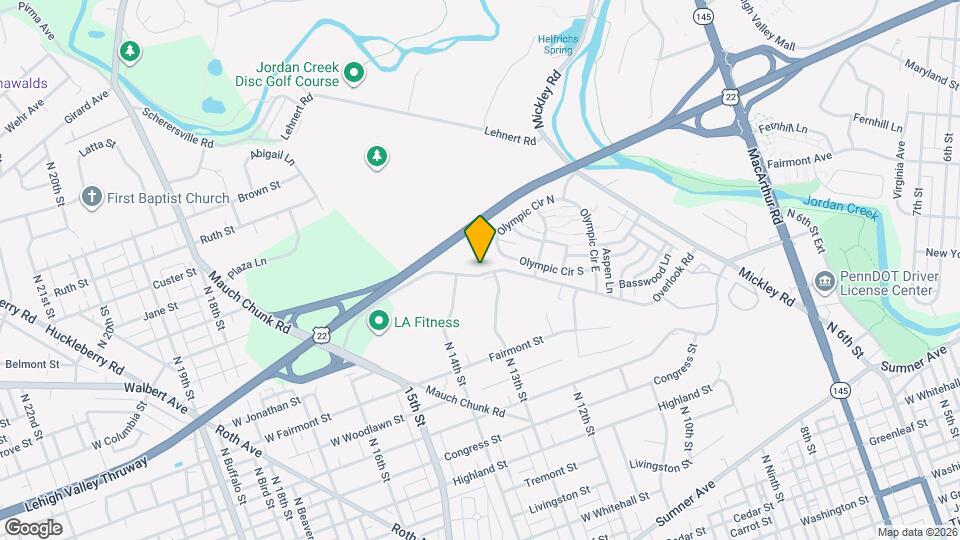 1333 Overlook Rd Map and Location Details