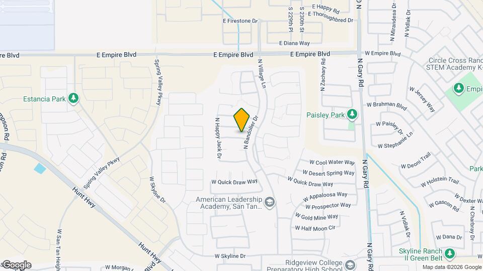 2472 W Cool Water Way Map and Location Details