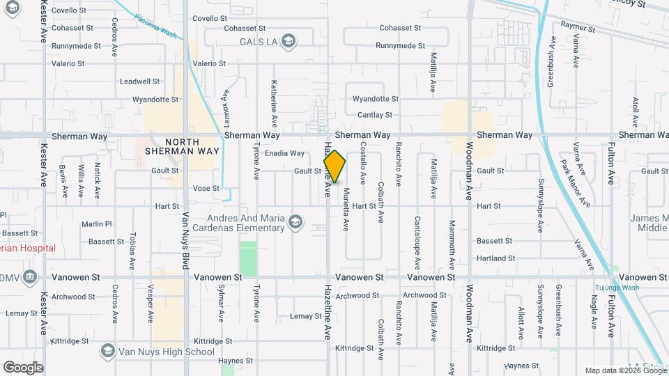 7034 Hazeltine Ave, Unit c Mapa y Detalles de la Ubicación