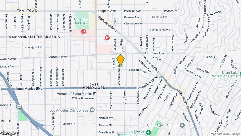 4527 Lexington Ave-Unit -4527.5 Map and Location Details