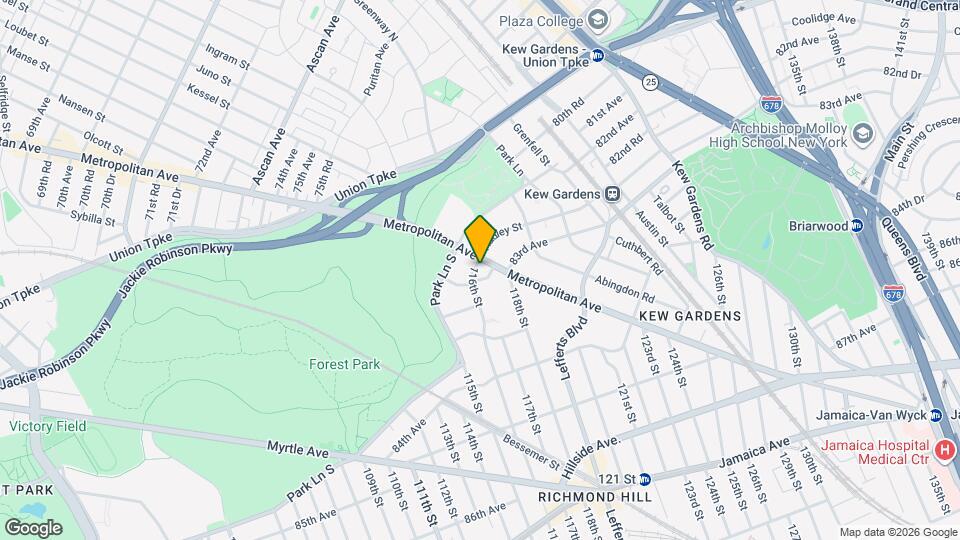 82-65 116th St Map and Location Details