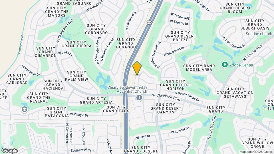 19710 N Sunburst Way Map and Location Details