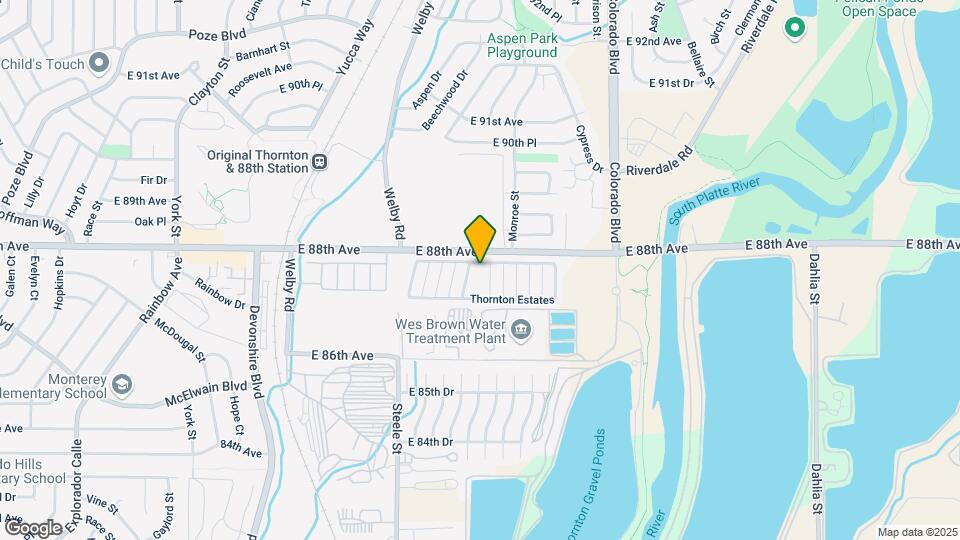 Thornton Estates Mapa y Detalles de la Ubicación