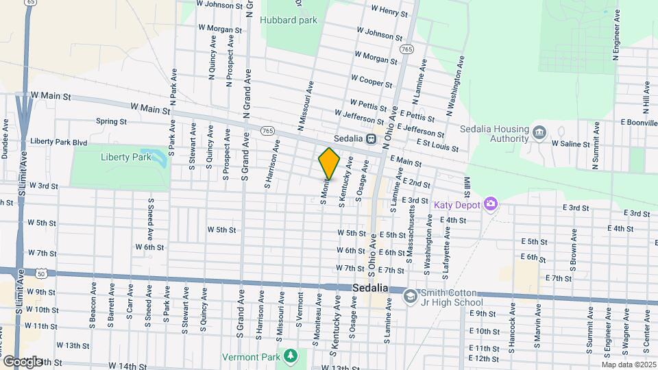 229 S Moniteau Ave, Unit Apt. B Map and Location Details