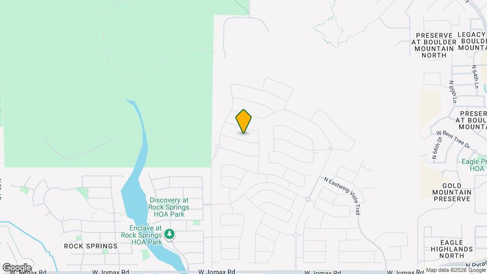 7384 W Hedge Hog Pl Map and Location Details