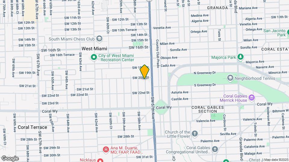 2038 SW 57th Ct Map and Location Details