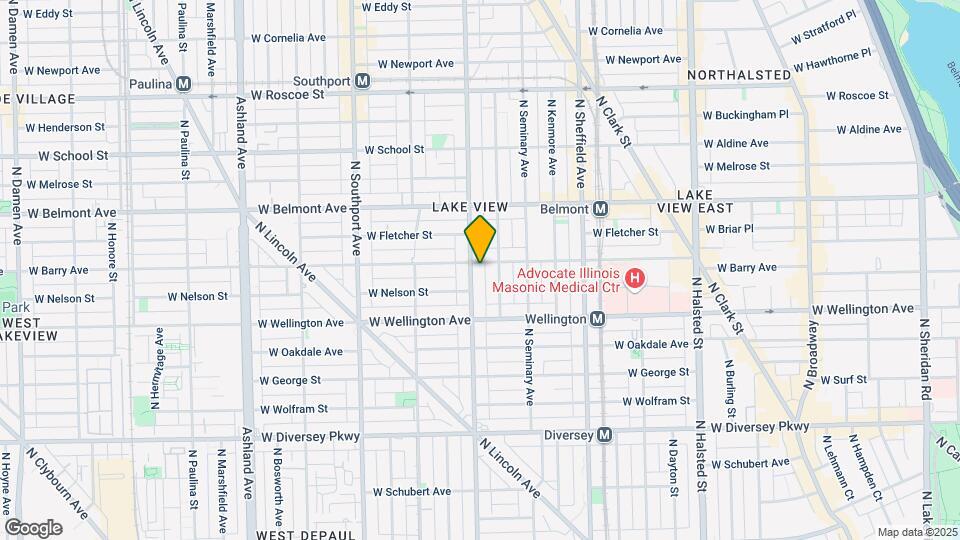 3055 N Racine Ave, Unit J09P Map and Location Details