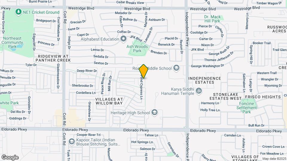 12480 Pond Cypress Ln Map and Location Details