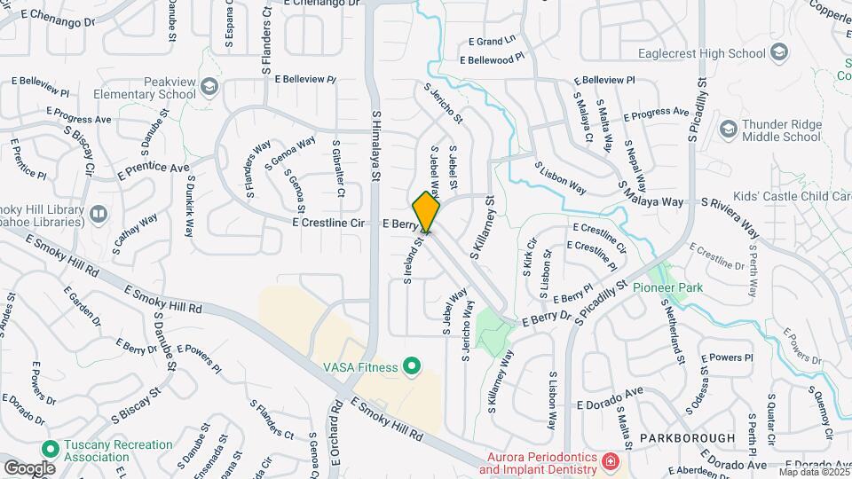 5480 S Jericho Way Map and Location Details