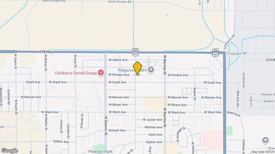 633 W Perdew Ave Map and Location Details