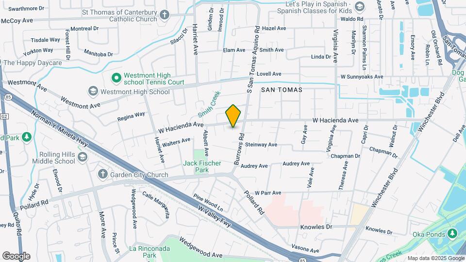 1298 W Hacienda Ave Mapa y Detalles de la Ubicación