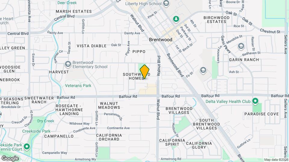 645 Southwood Dr Mapa y Detalles de la Ubicación