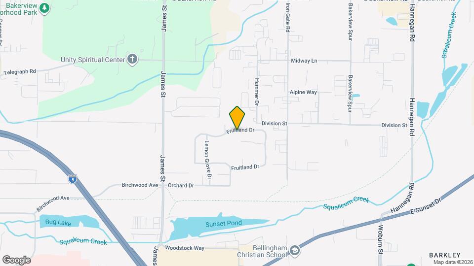 1527 Fruitland Dr Map and Location Details