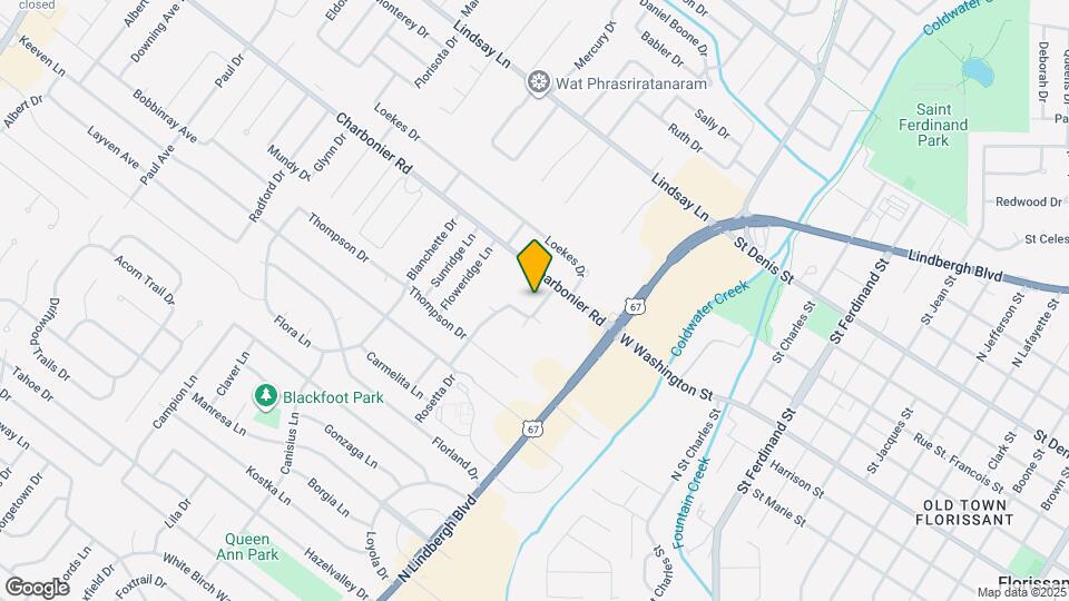 613 Rosetta Dr Map and Location Details