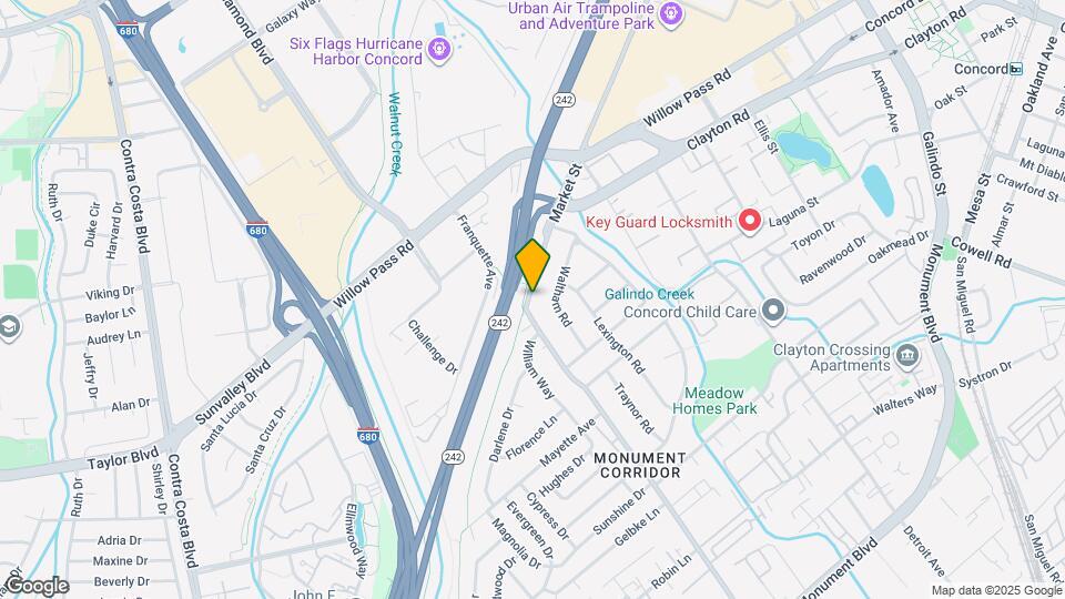 1620 Market St Map and Location Details