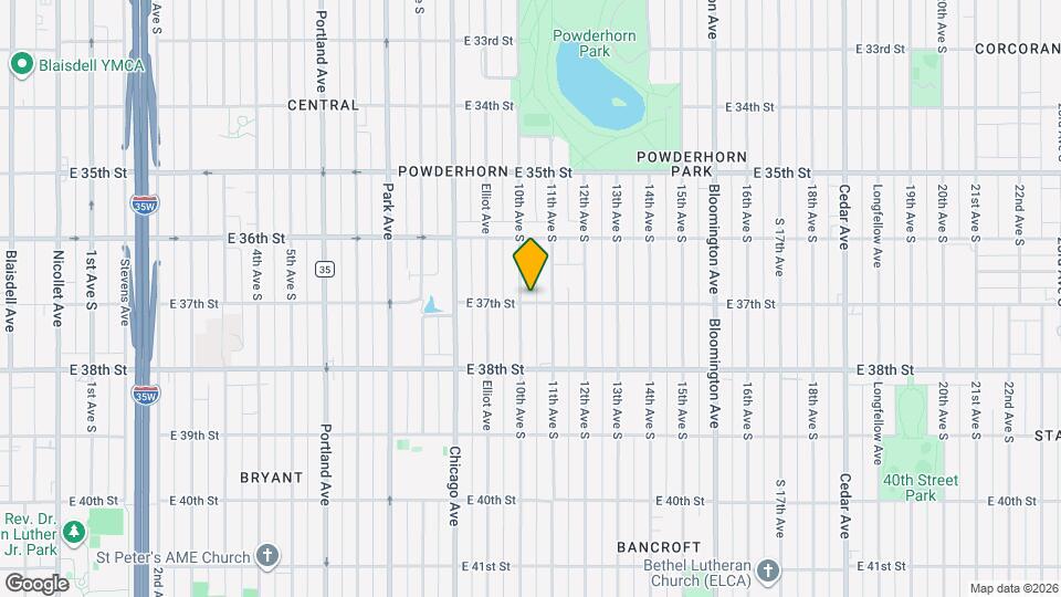 1010 E 37th St Mapa y Detalles de la Ubicación
