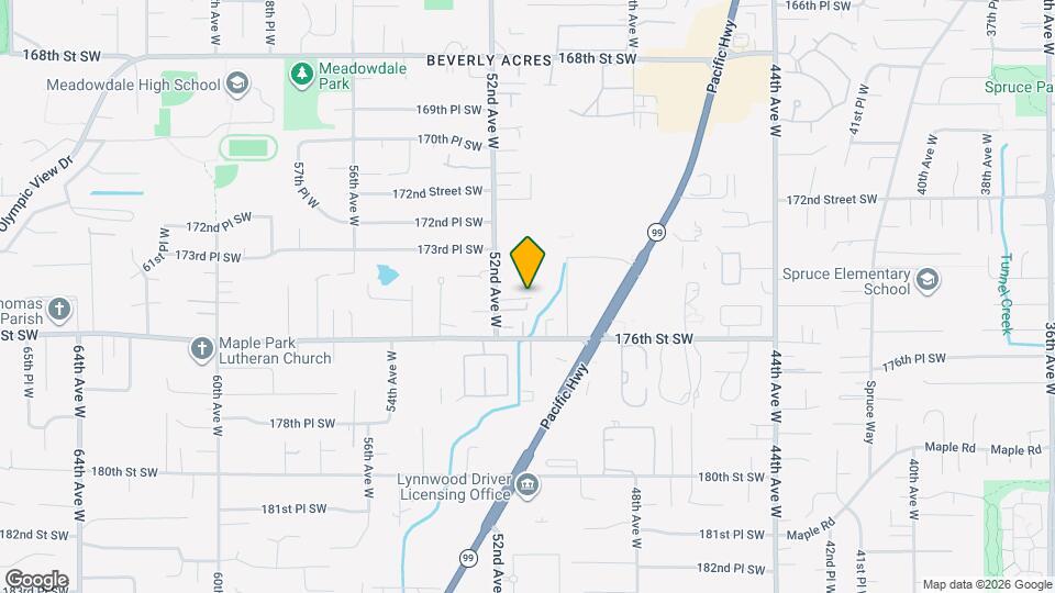 17429 52nd Ave W Map and Location Details