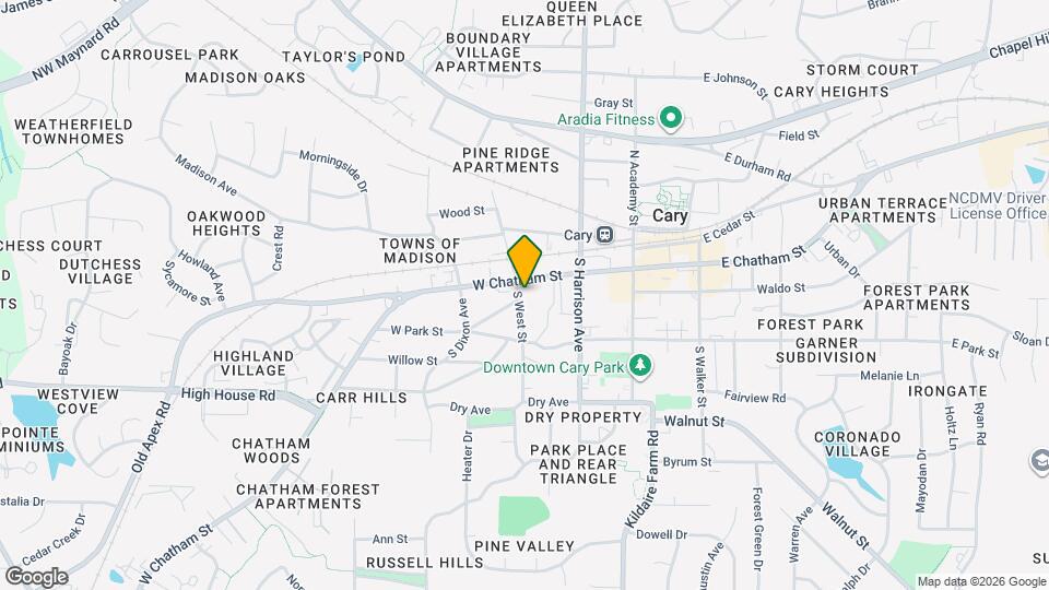 107 S West St Map and Location Details