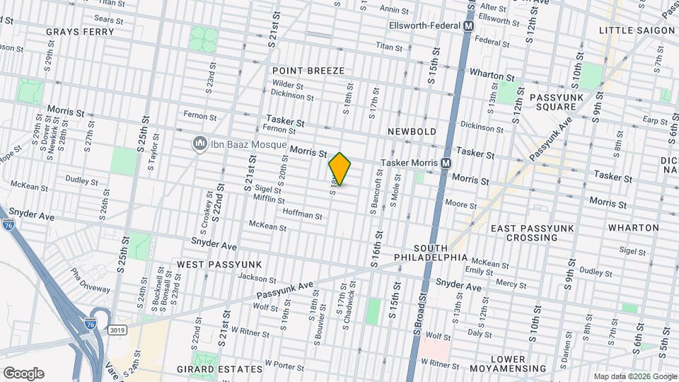 1743 McClellan St Map and Location Details