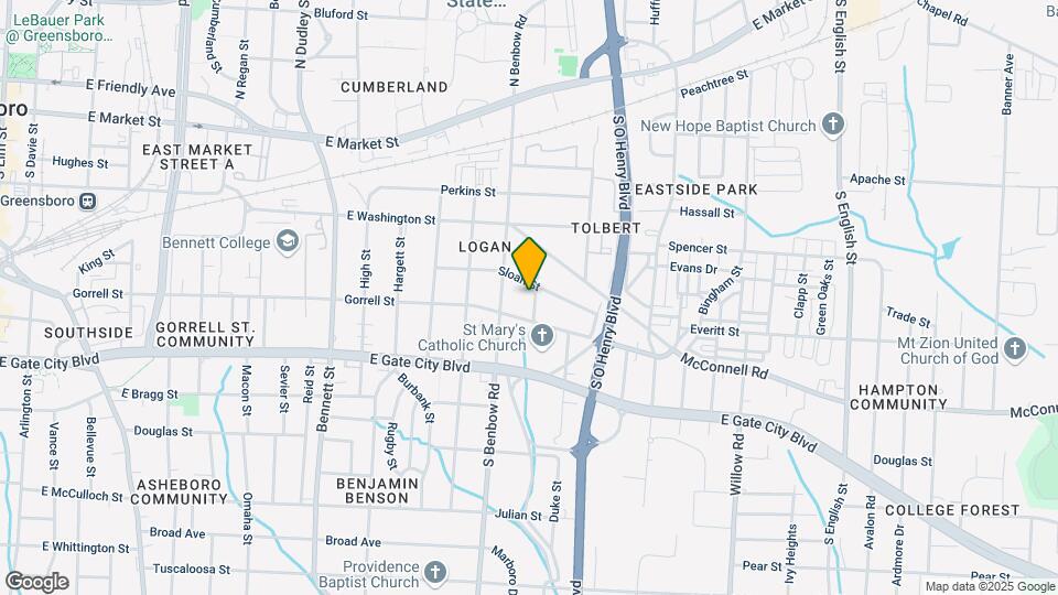 704 Dewitt St Map and Location Details