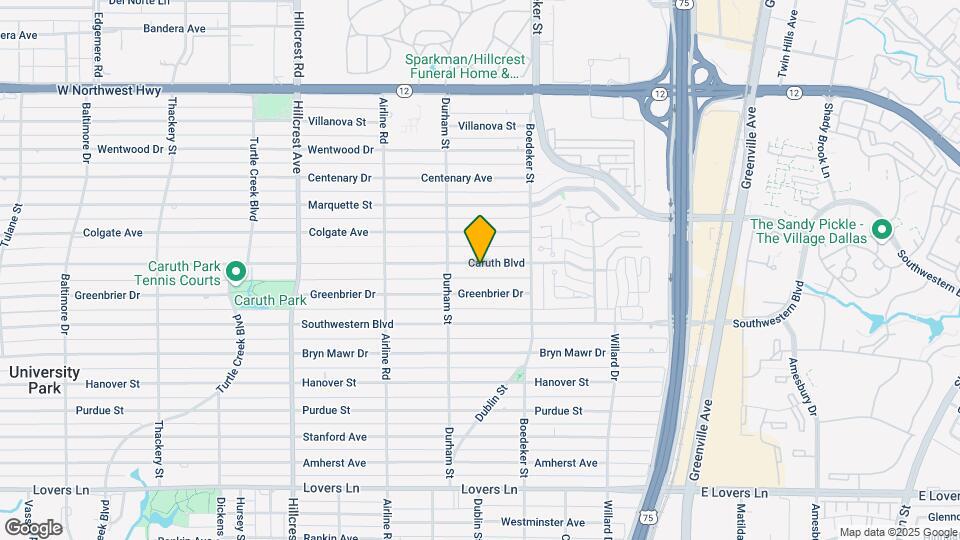 7430 Caruth Blvd Map and Location Details