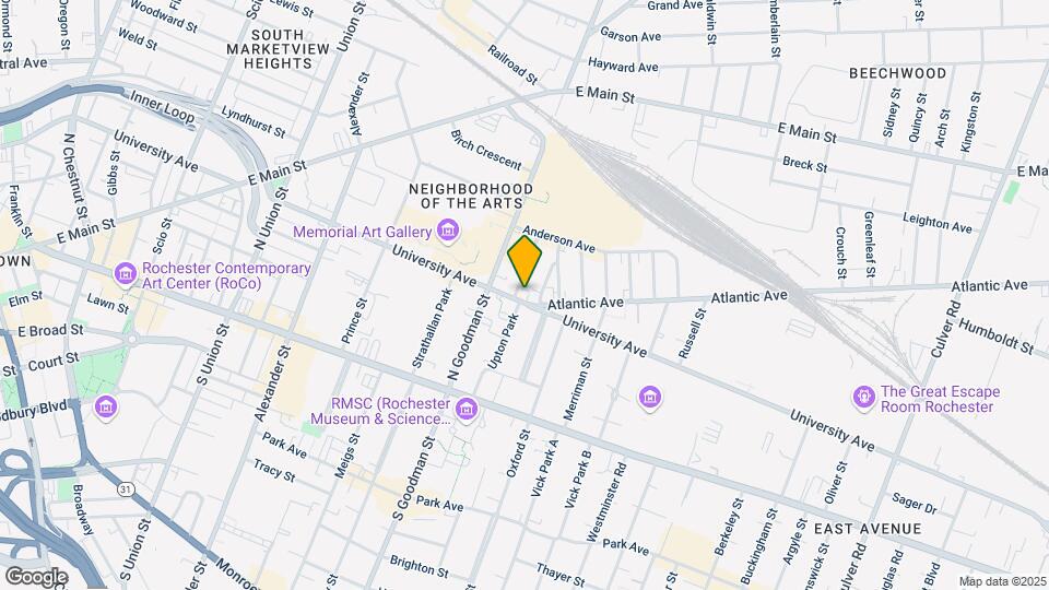 652 University Ave Map and Location Details