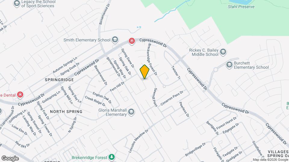 23722 Spring Dane Dr Mapa y Detalles de la Ubicación