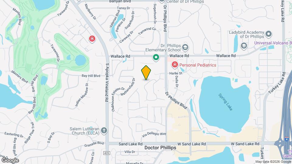 7821 Sugar Bend Dr Map and Location Details