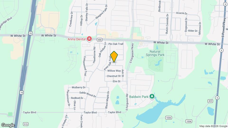 1118 Water Oak Way Map and Location Details