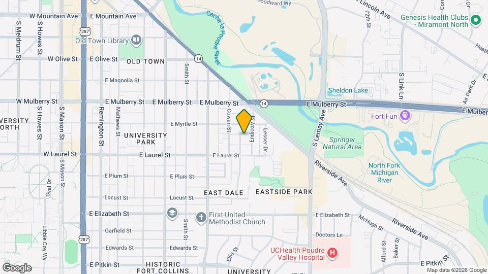 604 Colorado St Map and Location Details