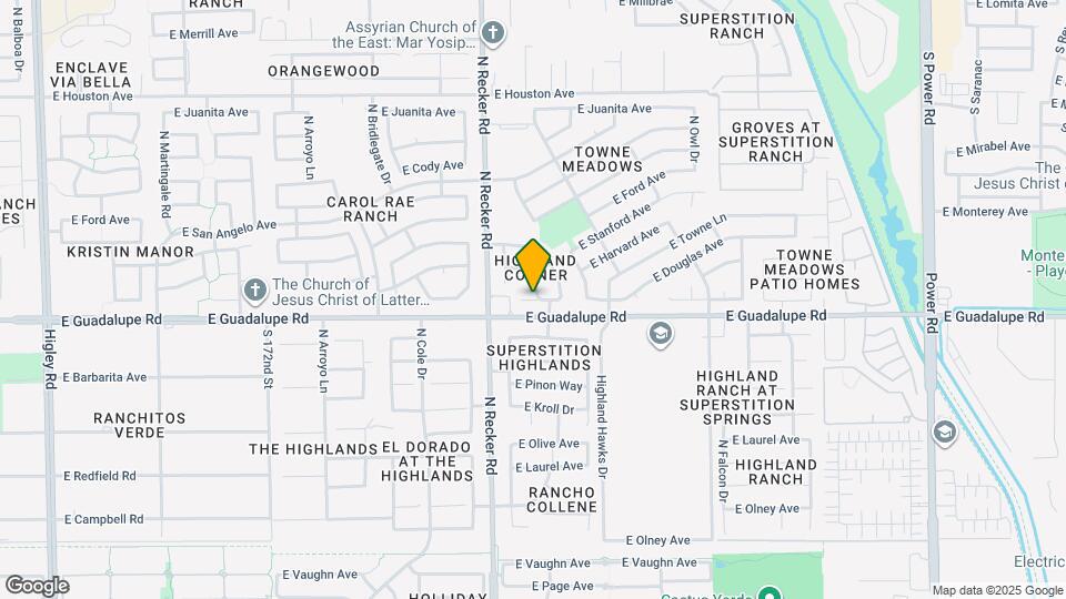 4074 E Princeton Ave Map and Location Details