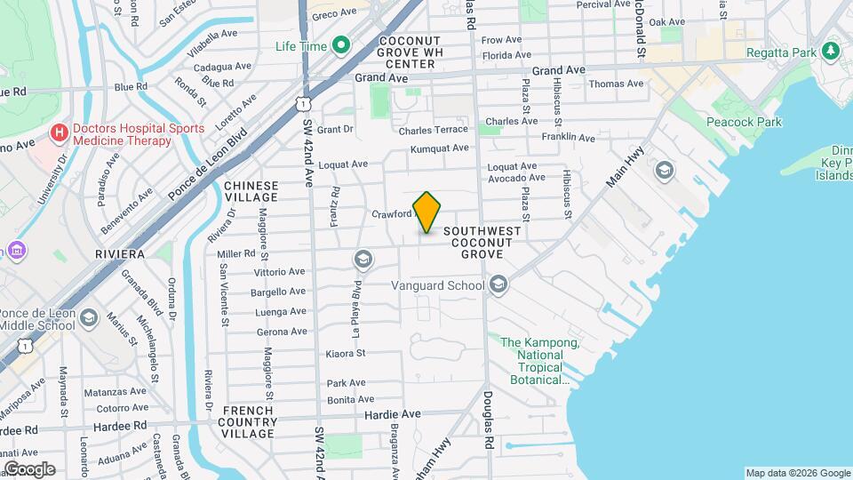 3865 Poinciana Ave Map and Location Details