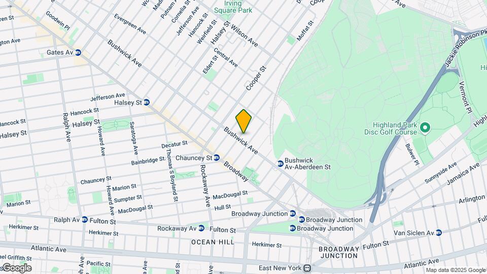 1441 Bushwick Ave Mapa y Detalles de la Ubicación