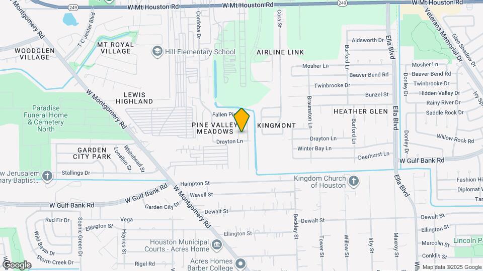 10610 Pine Landing Dr Map and Location Details