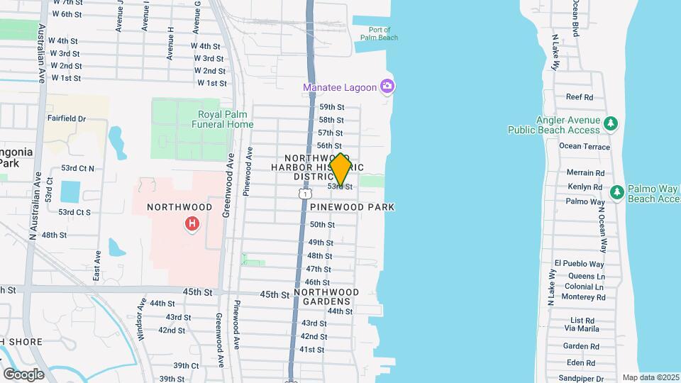 424 53rd St Map and Location Details