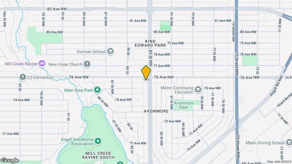 8311-8376 76 Ave NW Map and Location Details